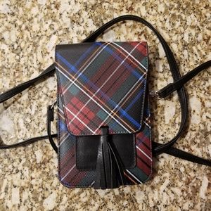 Harper Plaid crossbody tassell Oprah Favorite